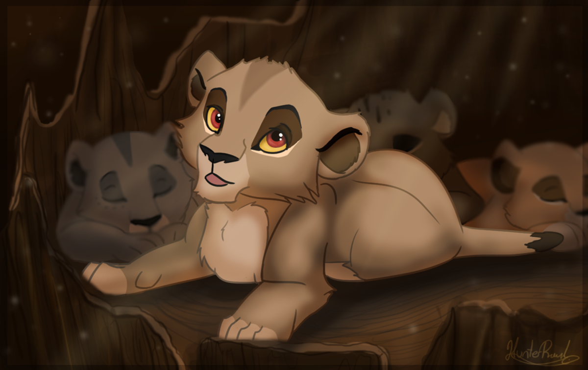 Король Лев Зира в детстве