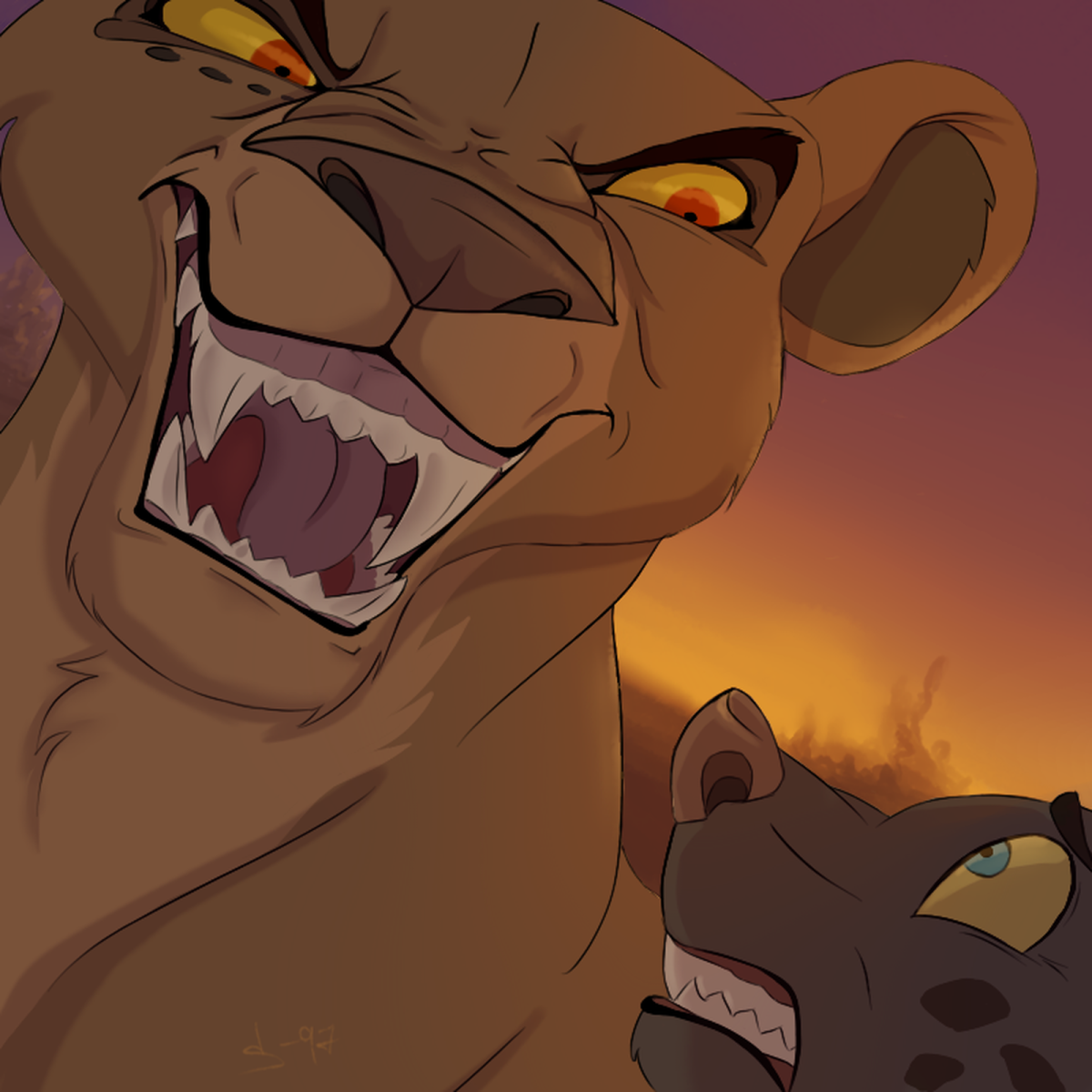 Король Лев львицы Зиры