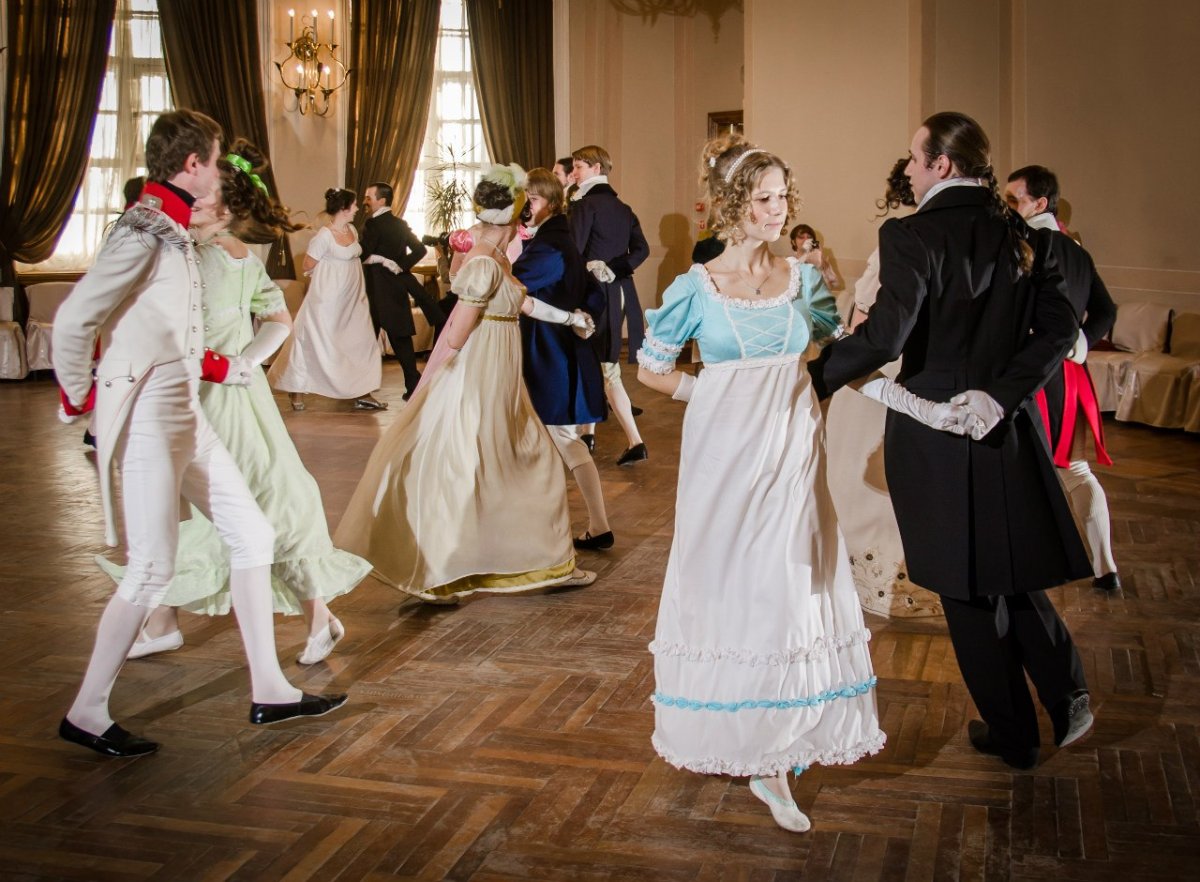 Мазурка на балу 19 века