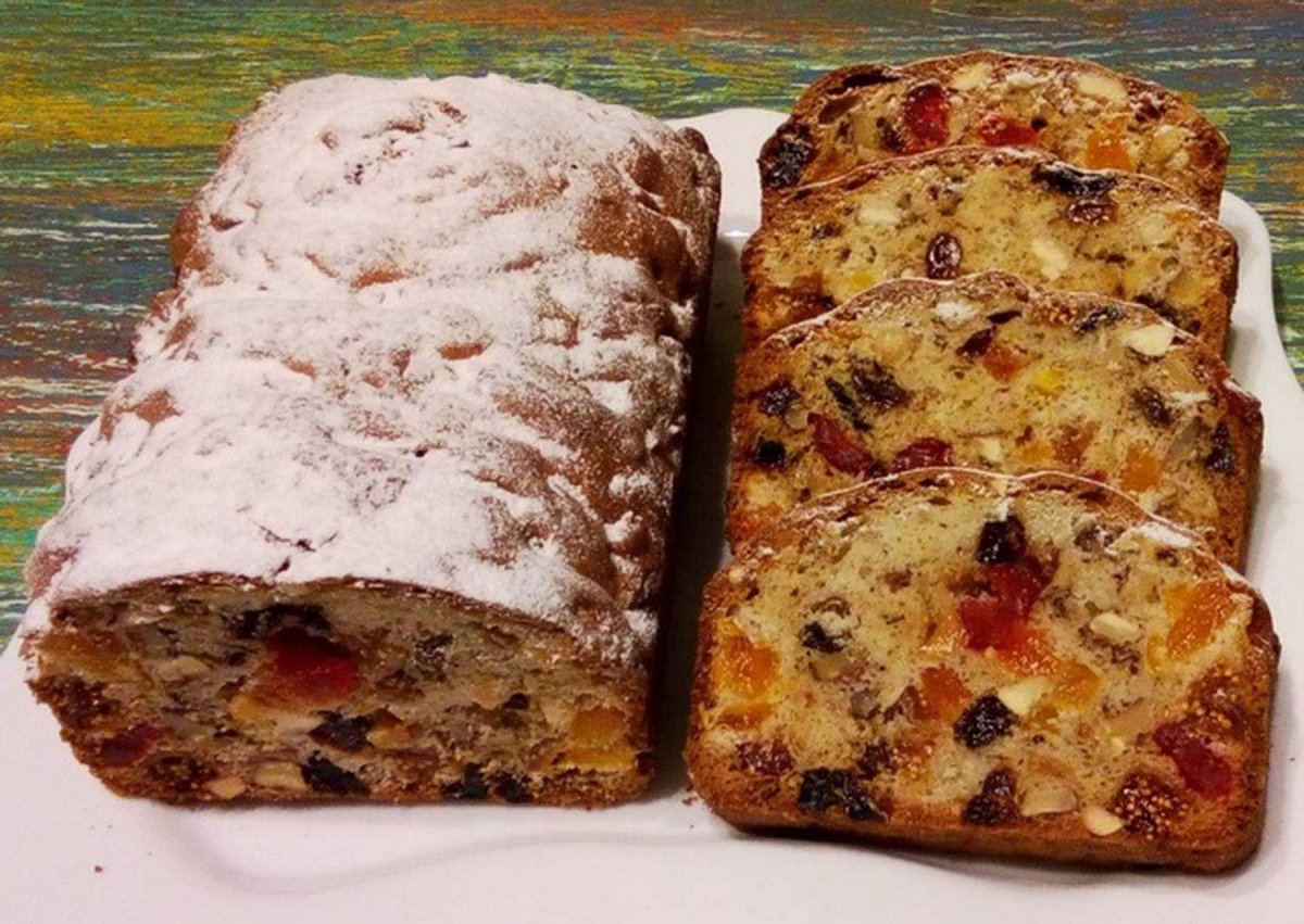 Польское печенье мазурка с орехами и изюмом