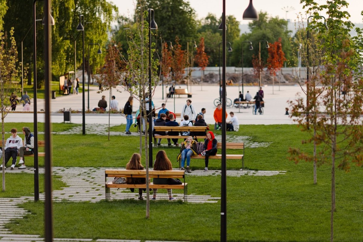 Центральная площадь Ижевске парк