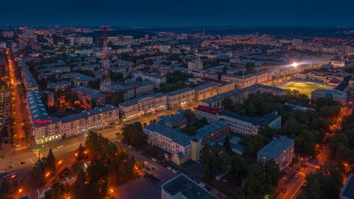 Ижевск с высоты птичьего