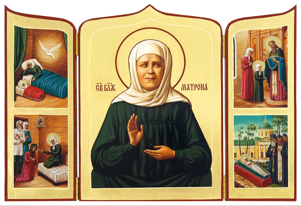 Матрона Московская икона гиф