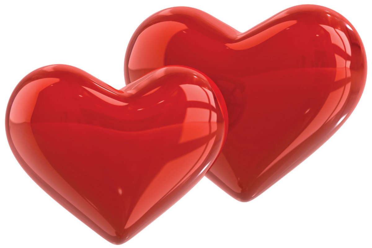 Два сердца картинки