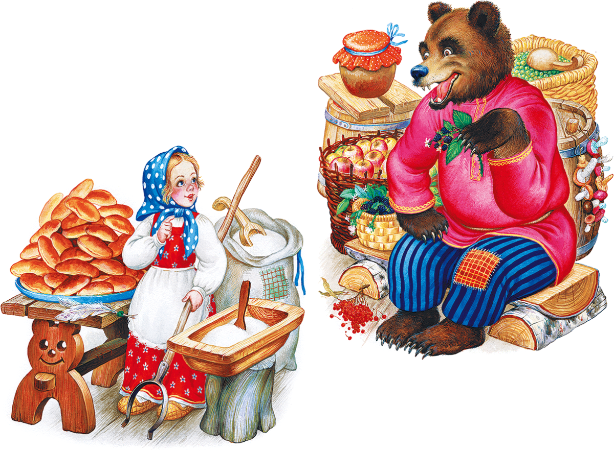Сказка Маша и медведь русская народная сказка