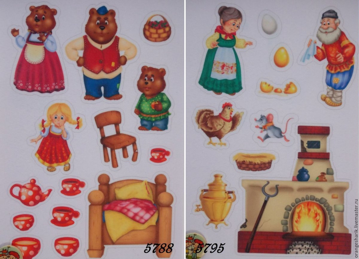 Фланелеграф театр Курочка Ряба