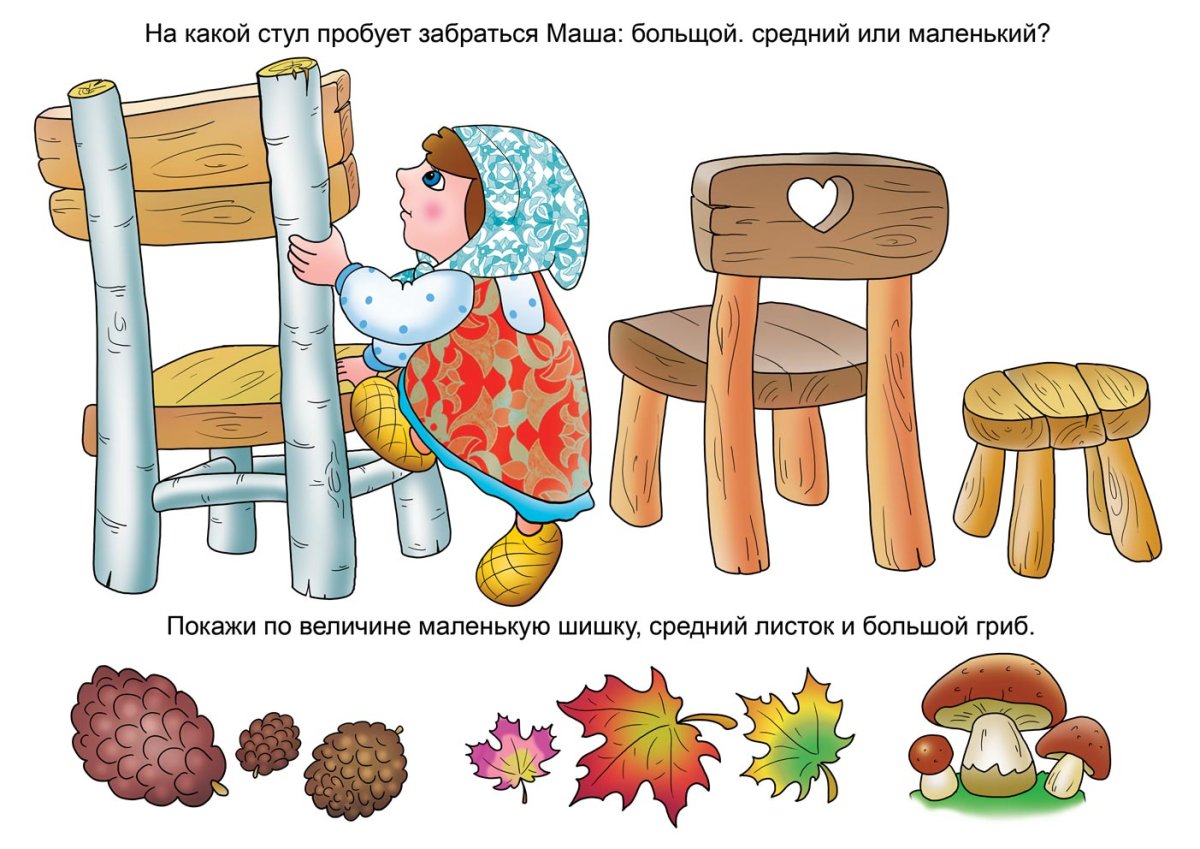 Чтение сказки три медведя