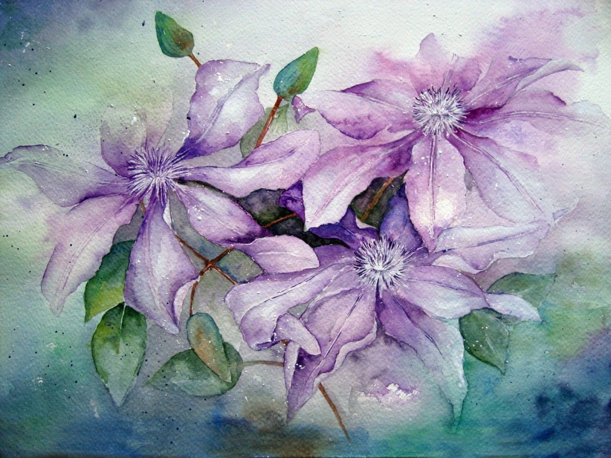 Художник Yvonne Harry акварель