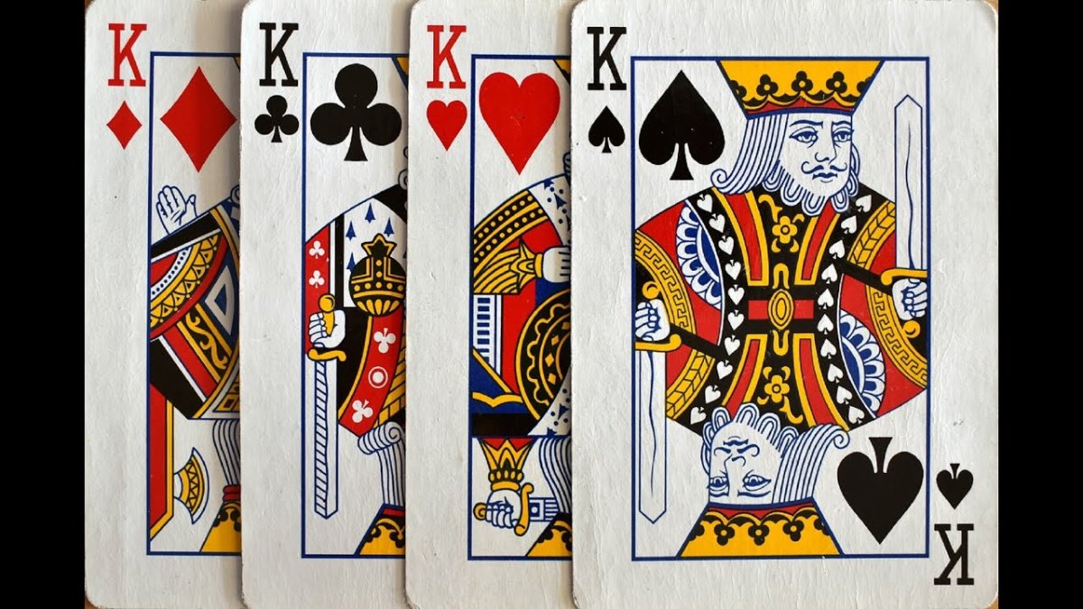 Карты а4 игральные короли