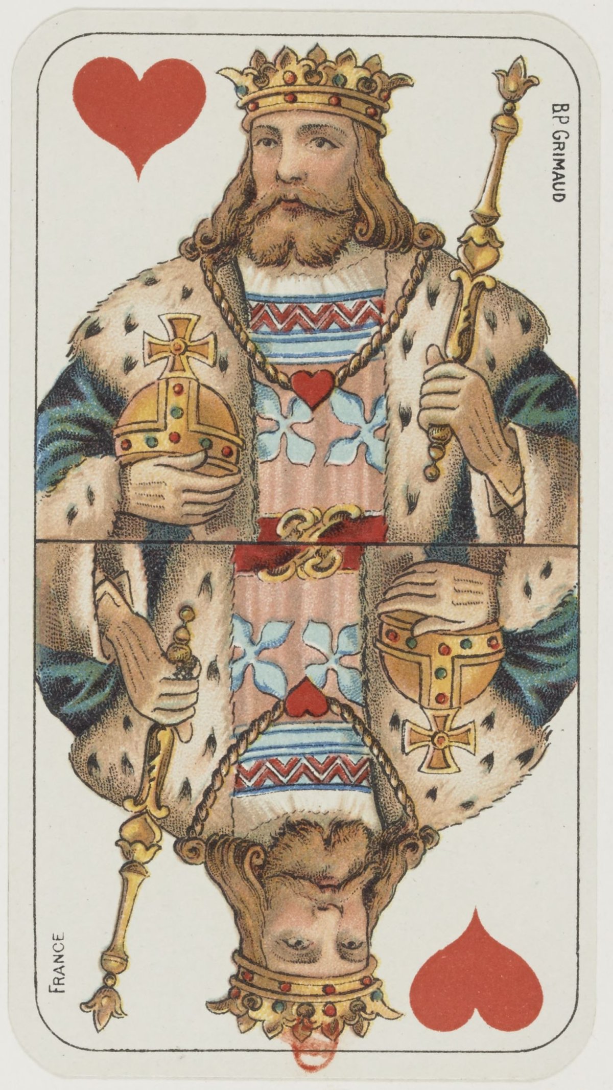 Карты игральные черви крести Буби пики Король