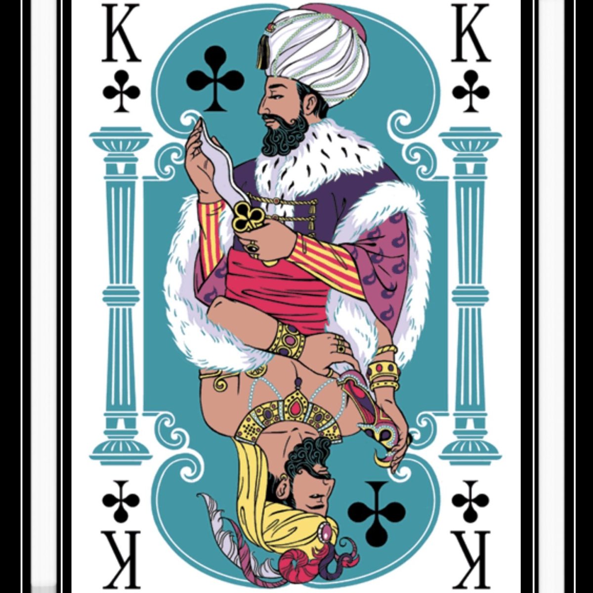 Карта дама червей