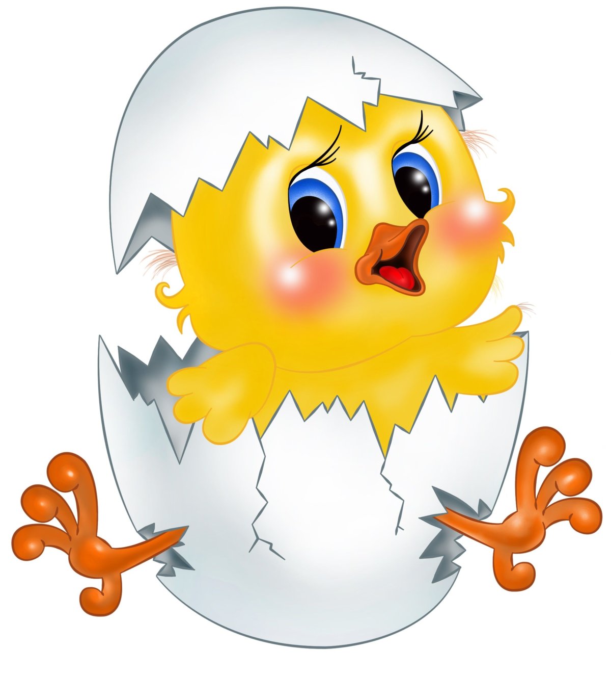 Смайлик цыпленок