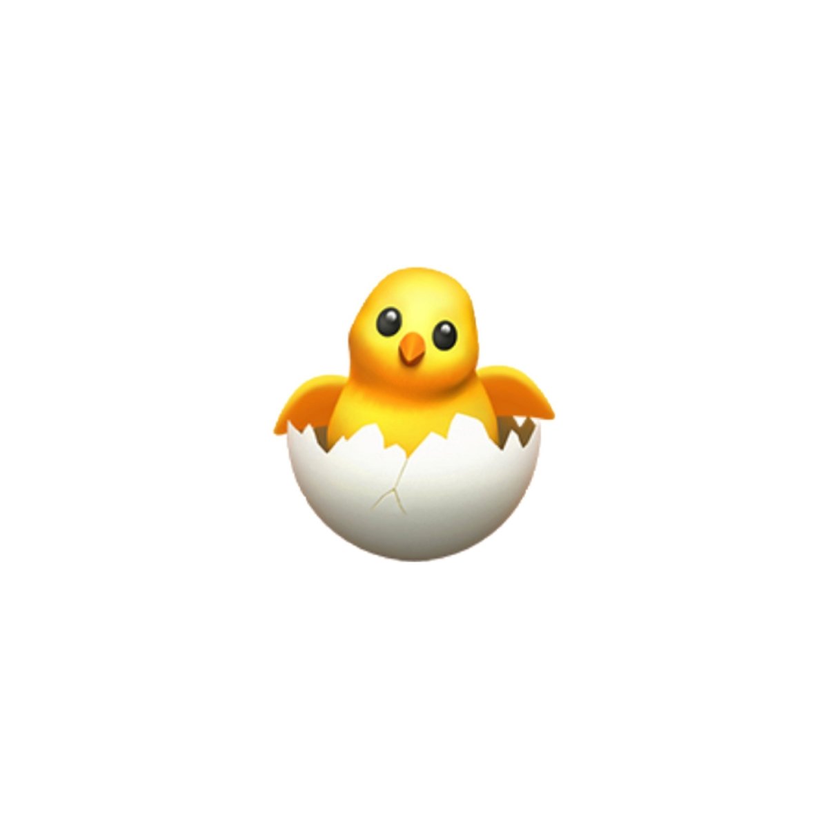 Цыпленок в яйце мультяшный