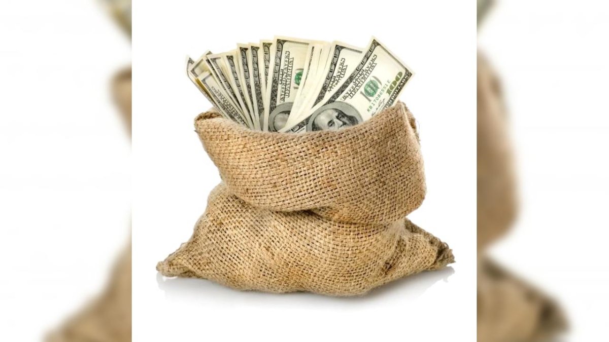 Красивая девушка с деньгами