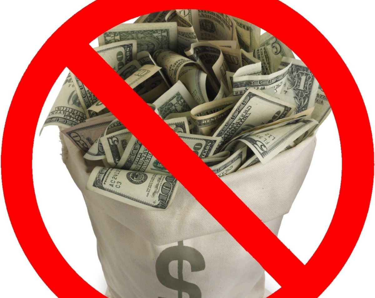 Перечеркнутые деньги