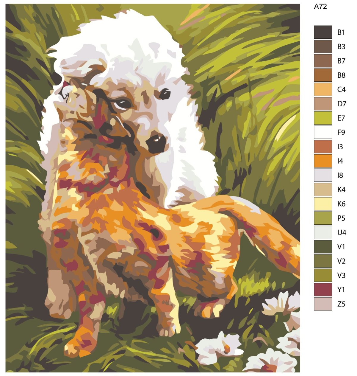 Рисование по номерам на холсте