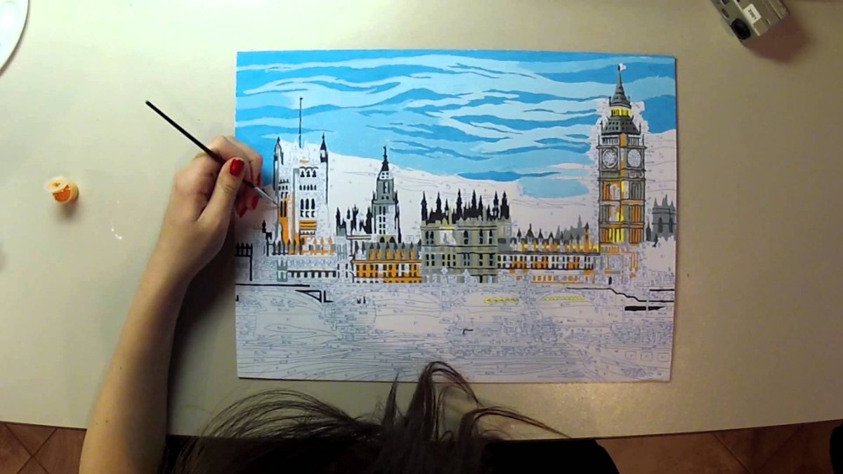 Мастер класс по рисованию картин по номерам