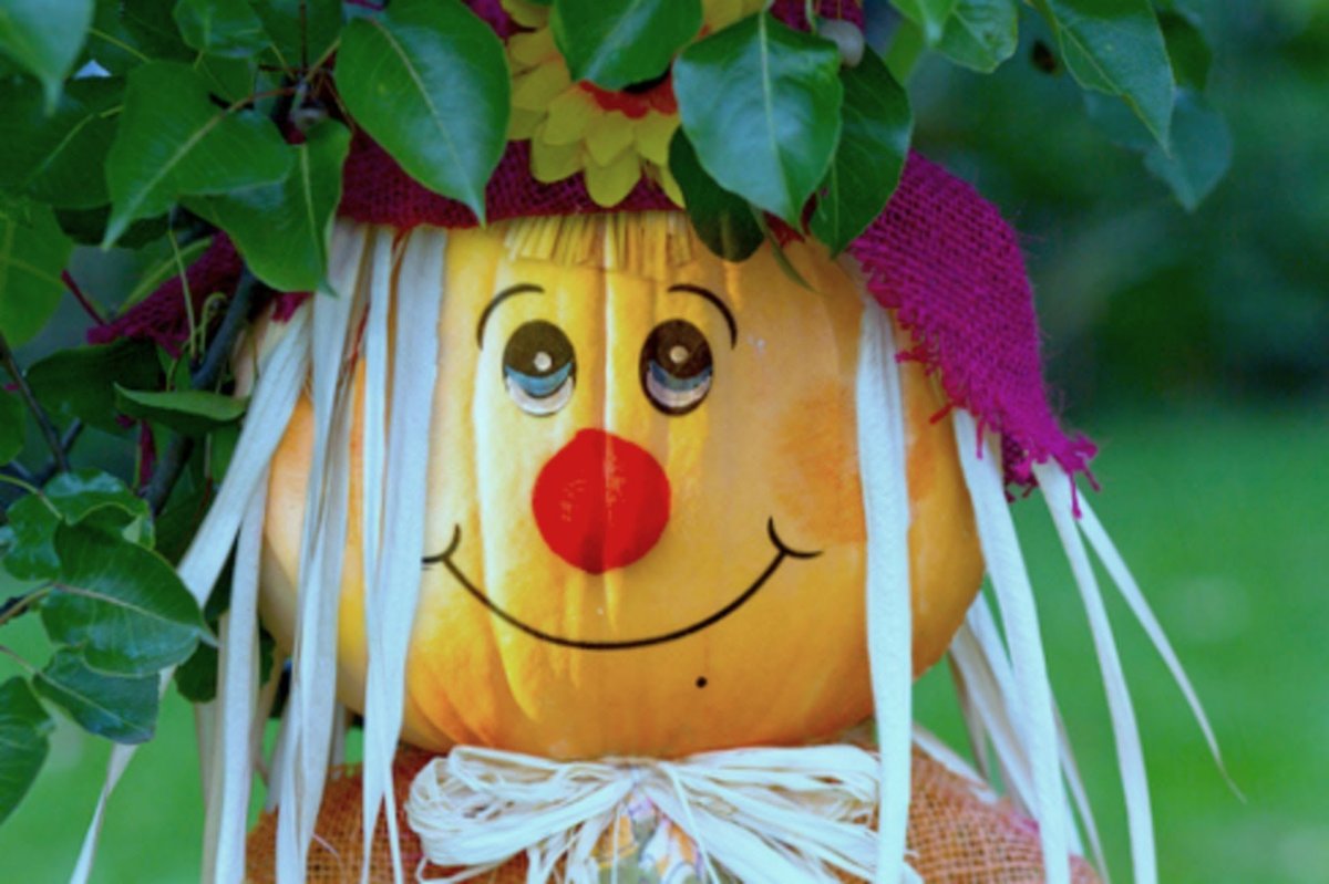 Чучело из овощей