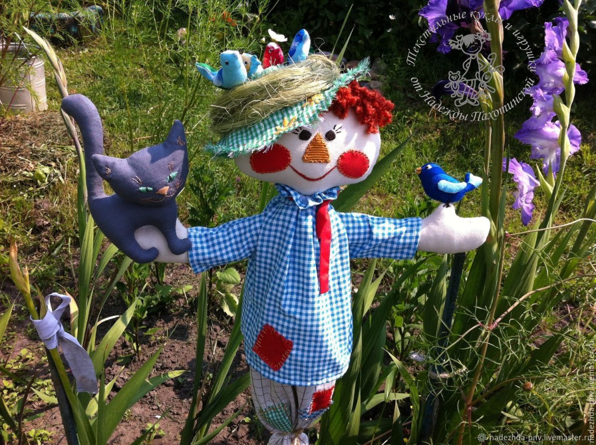 Чучело на огород в детском саду