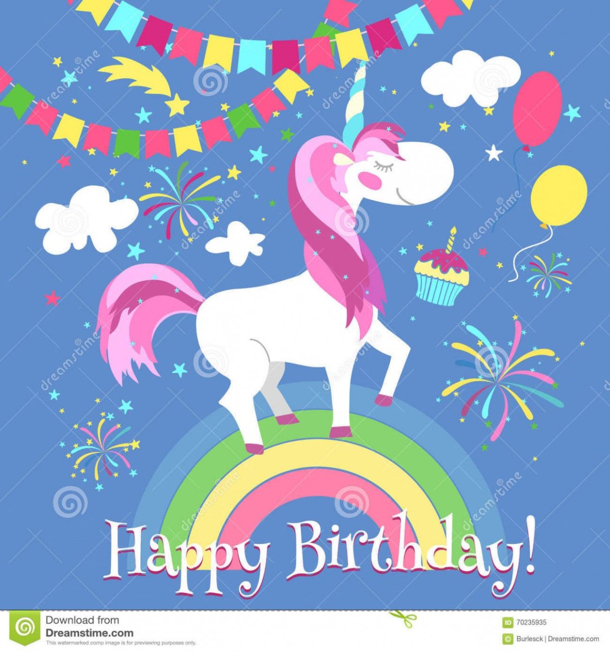 Открытка Единорог