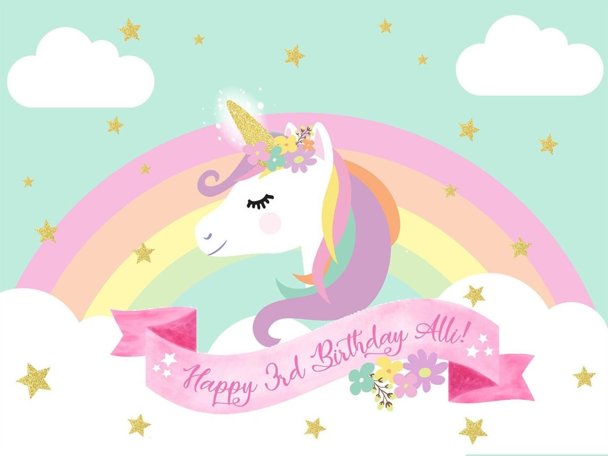 Баннер с единорожкой