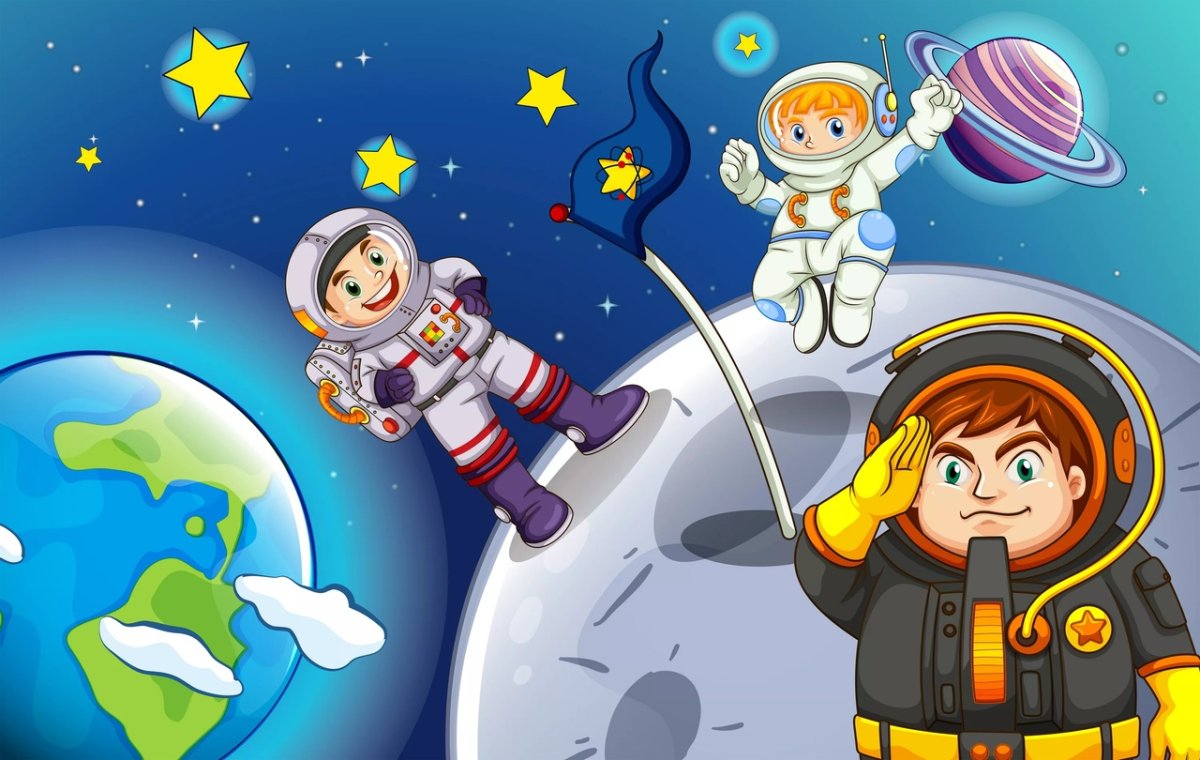 День космонавтики вектор