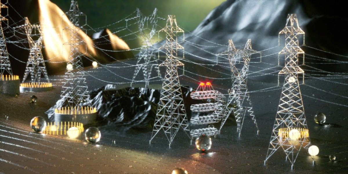 Новогодняя ЛЭП