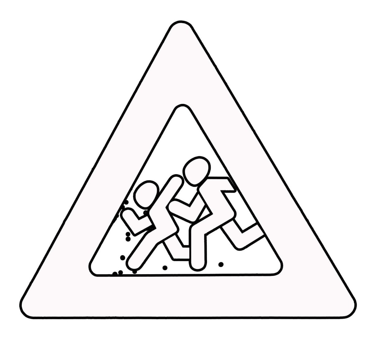 Дорожный знак осторожно дети