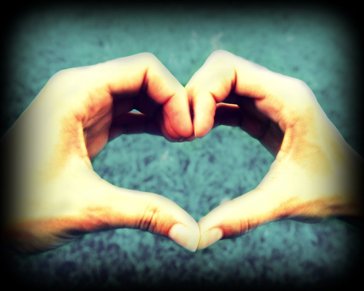 Сердце из пальцев