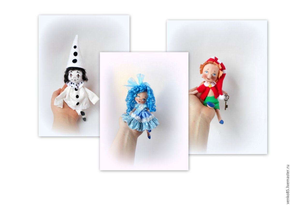 Буратино Мальвина и Пьеро