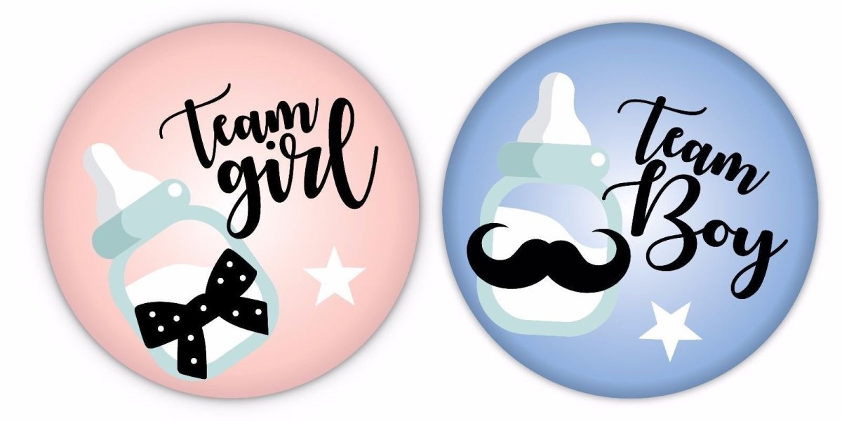 Наклейки на гендер пати