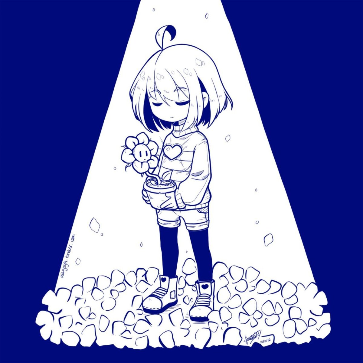 Фриск карандашом