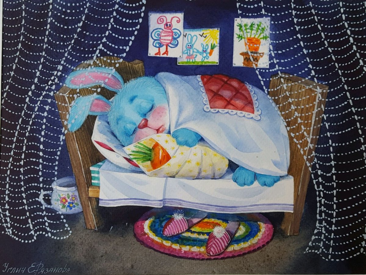 Таня Боня иллюстрации зайки