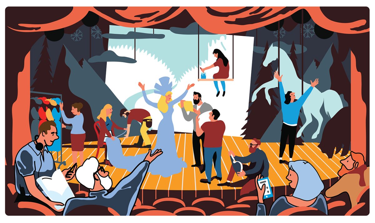 Театр иллюстрация