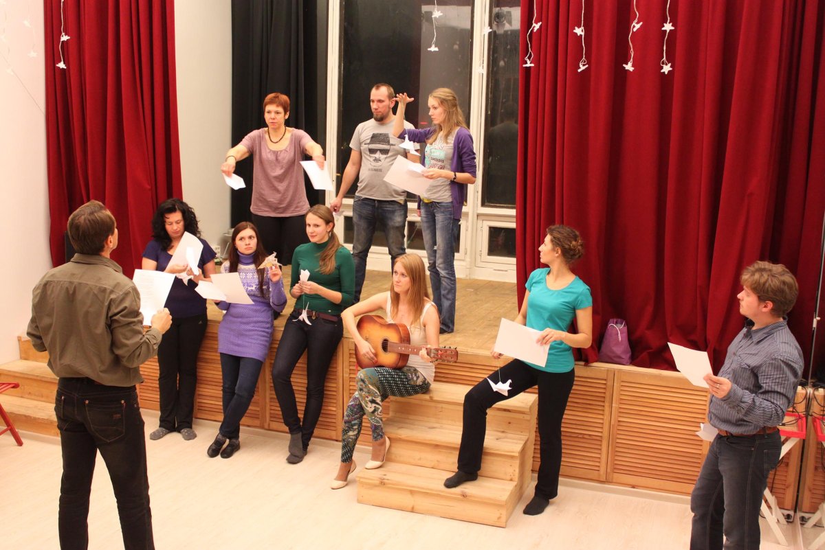 Занятия в театральной студии