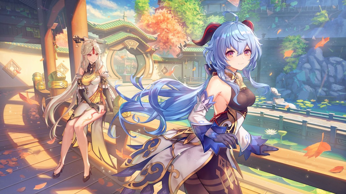 Геншин официальные арты