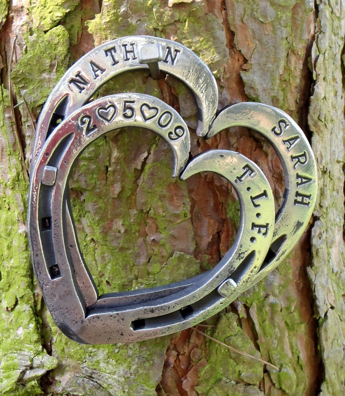 Подкова на стальную свадьбу