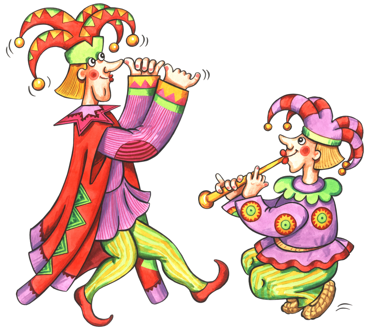 Смешная петрушка