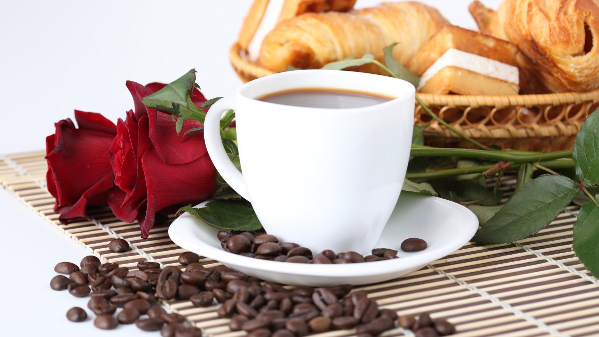 Чашка кофе завтрак