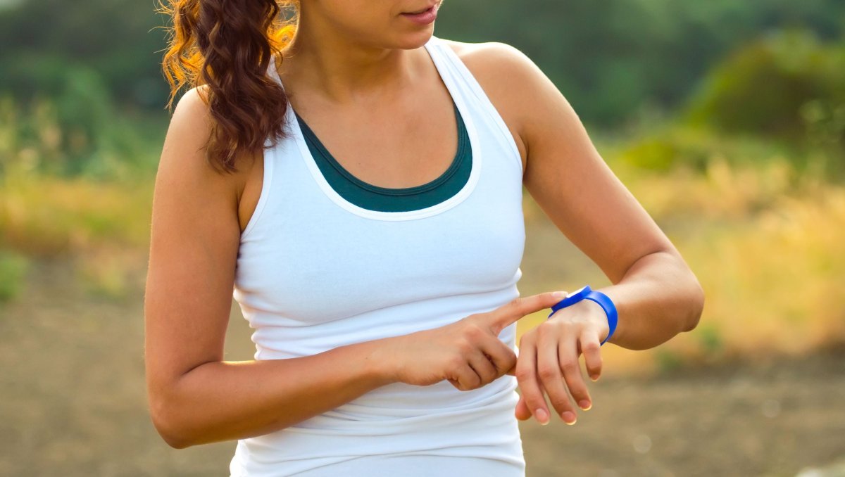 Человек с шагомером