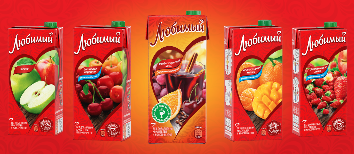 Сок любимый сад Рождественский микс 1,93