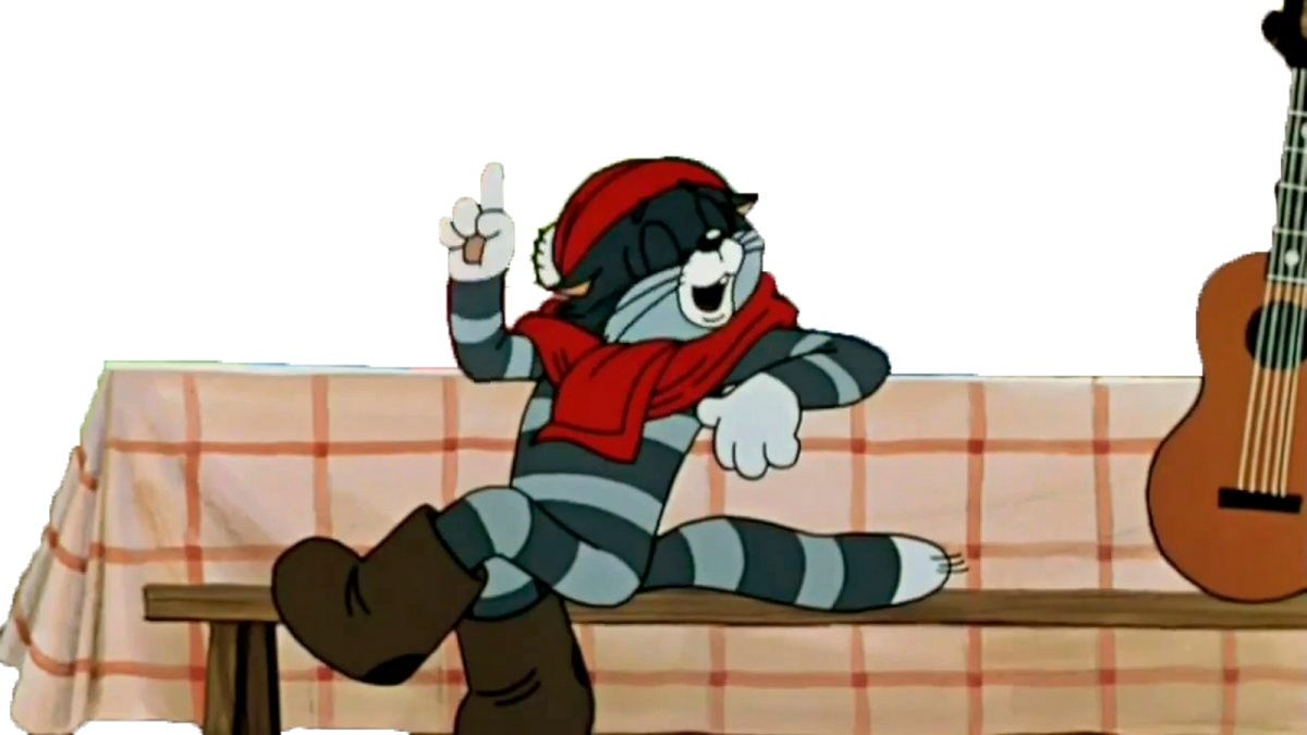 Матроскин жрёт