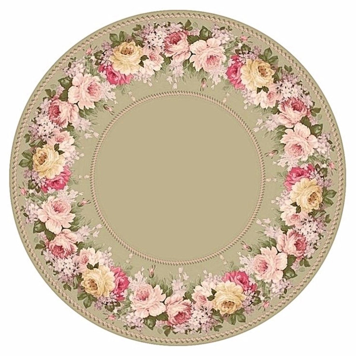 Круглые бордюры для декупажа