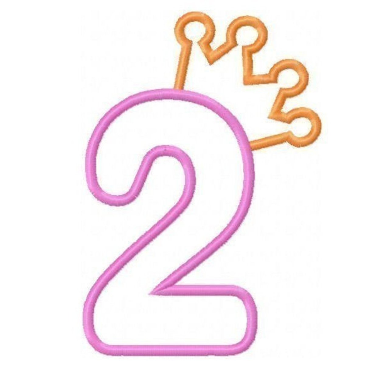 Цифры в сердечках