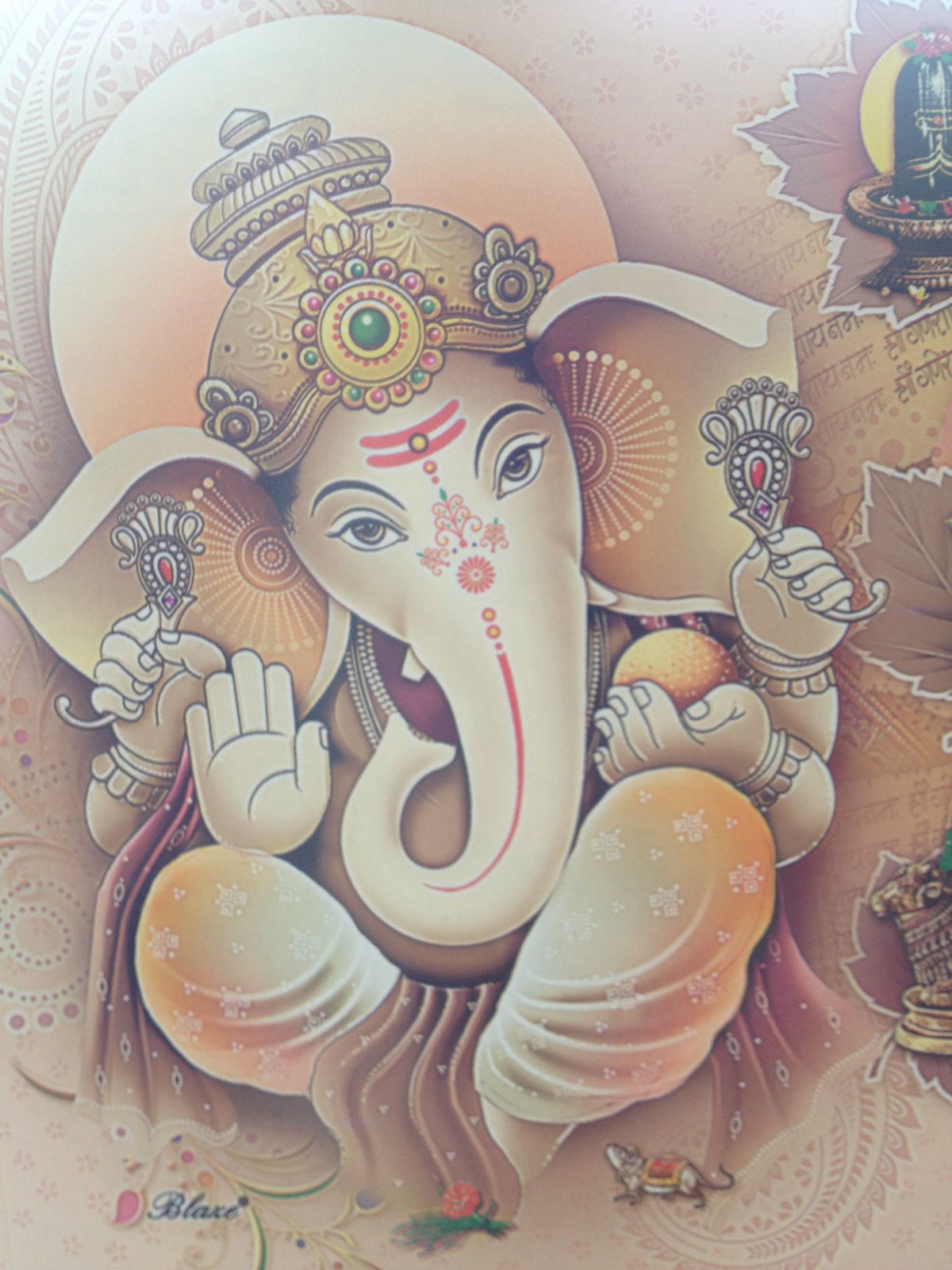 Слон Ганеша арт