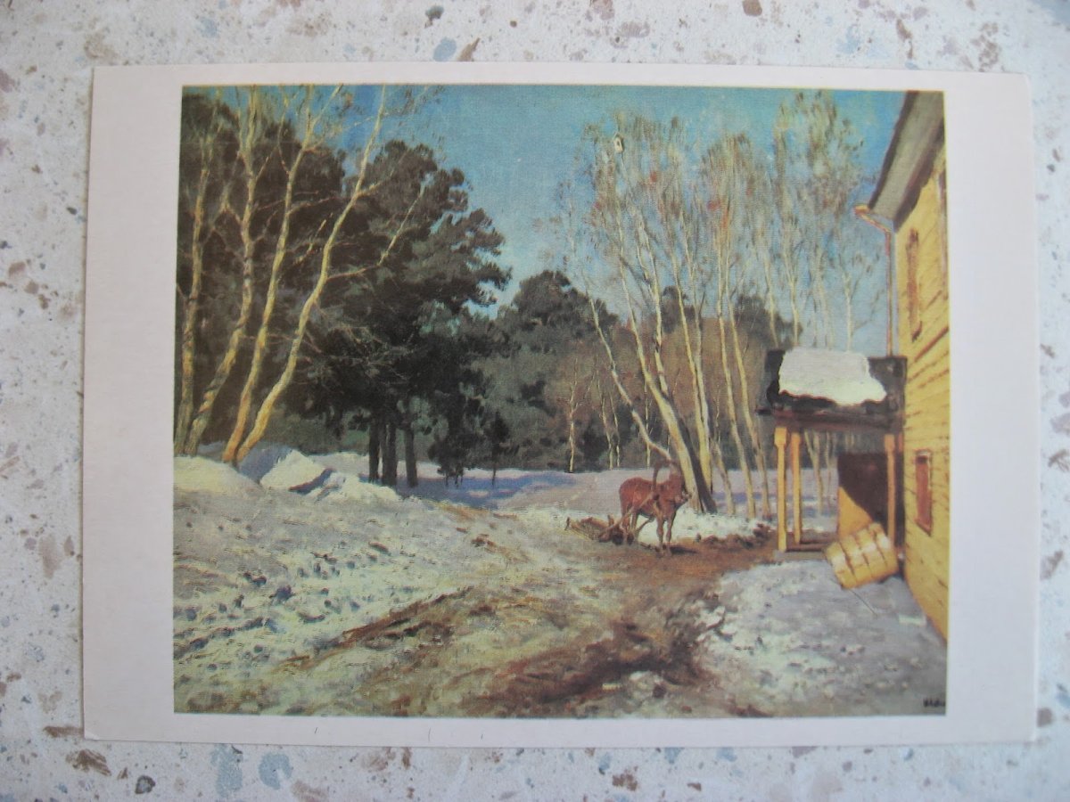 Левитан Весна март