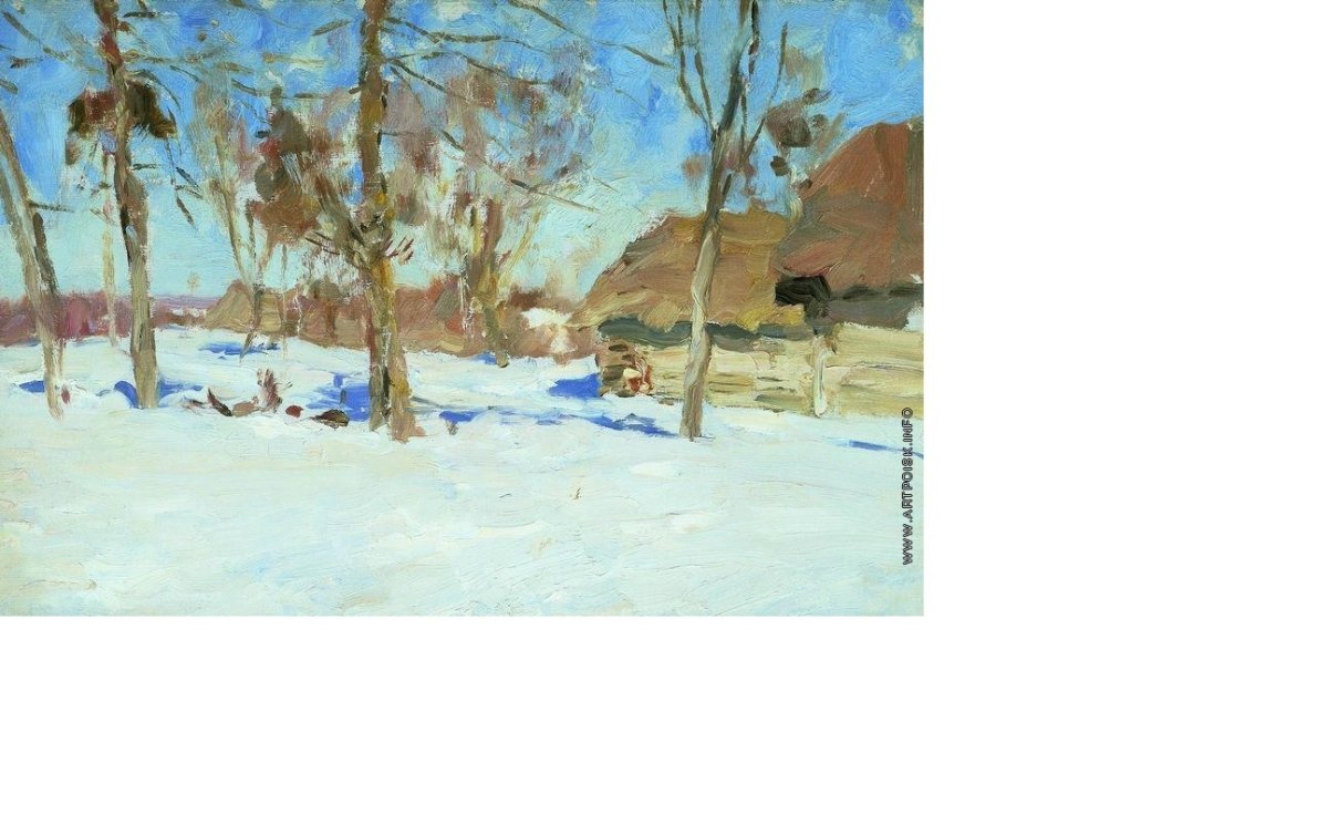 Исаак Ильич Левитан март