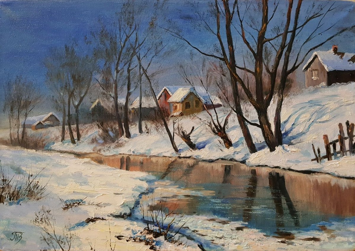 Левитан март Третьяковская галерея