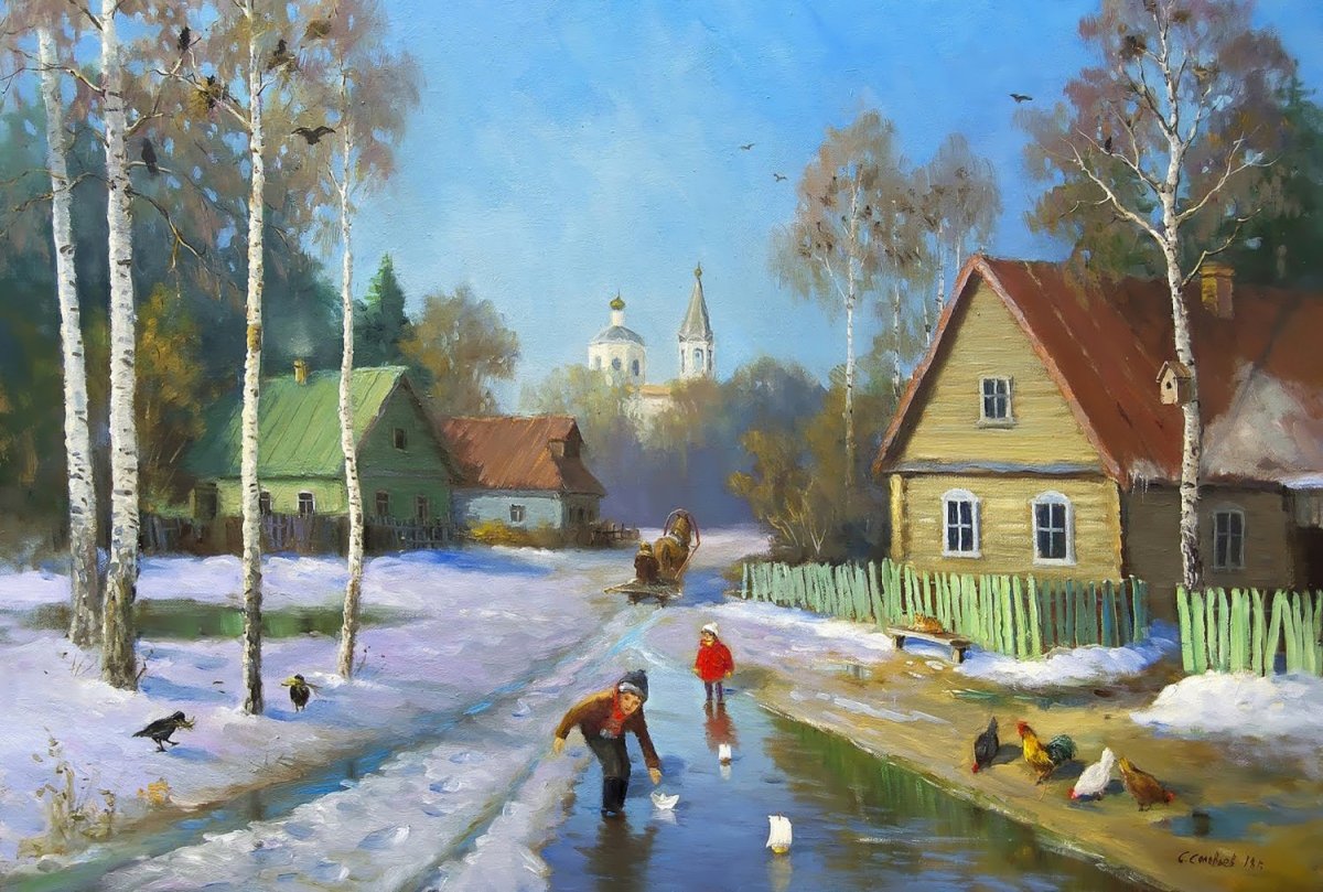 Лирический пейзаж Левитан