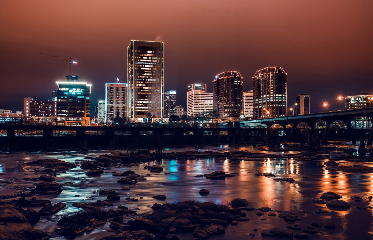 Ночной город в HD качестве